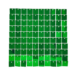 Панель с пайетками для фотозоны 30х30см, зеленый